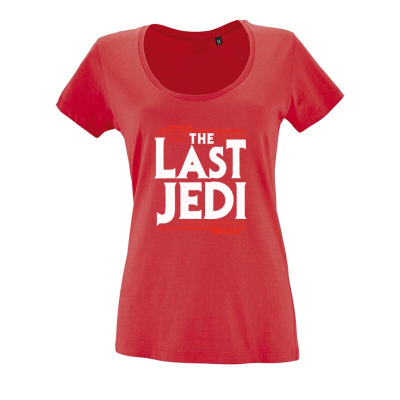 The Last Jedi O nyakú női póló