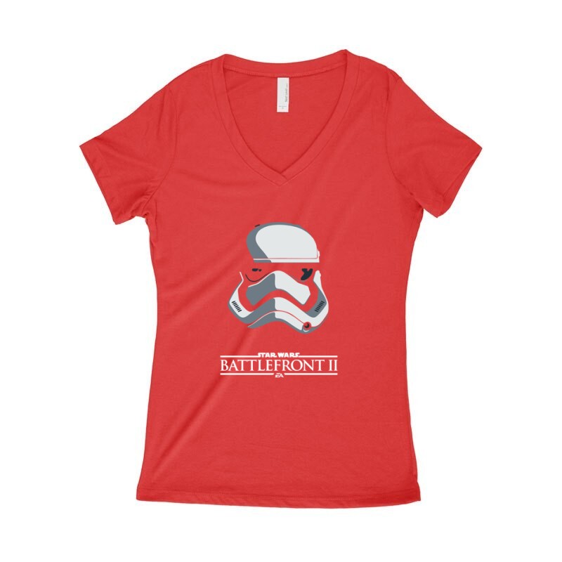 Battlefront II Női póló V kivágott
