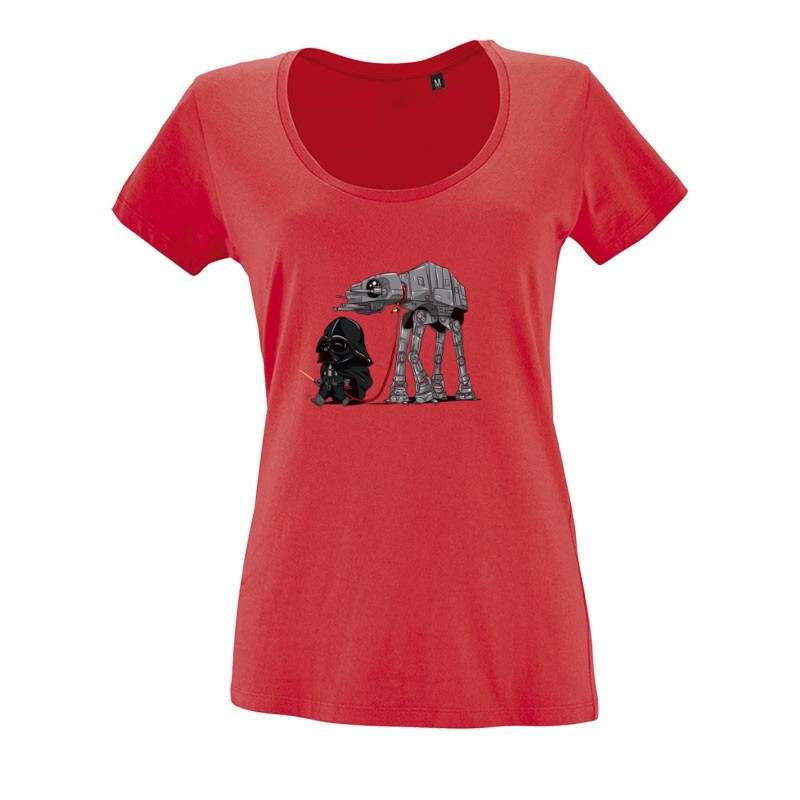 Vader and AT-AT O nyakú női póló