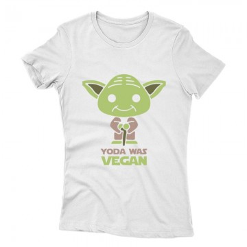 Yoda was vegan Női póló