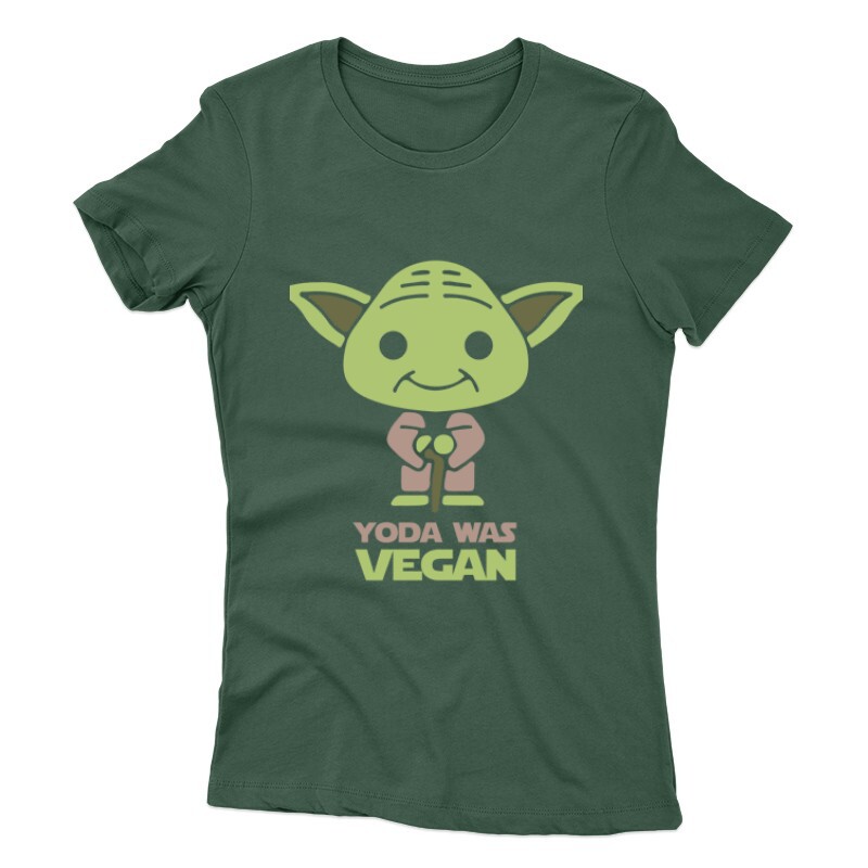 Yoda was vegan Női póló