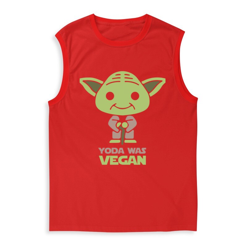 Yoda was vegan Férfi Trikó