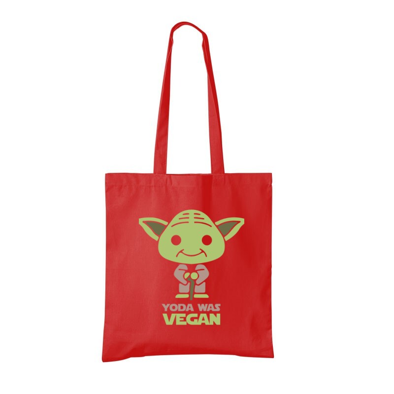 Yoda was vegan Bevásárló táska