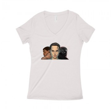 3 Face Női póló V kivágott