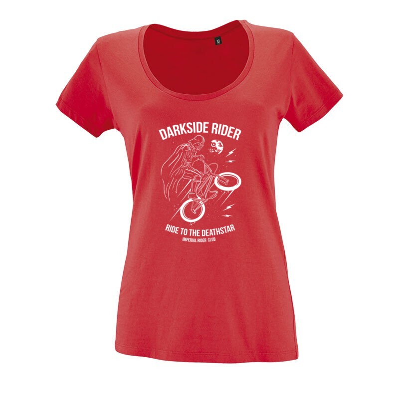 Darkside rider O nyakú női póló