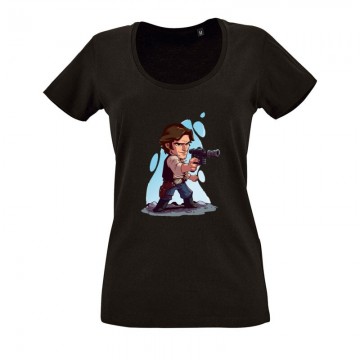 Han Solo O nyakú női póló