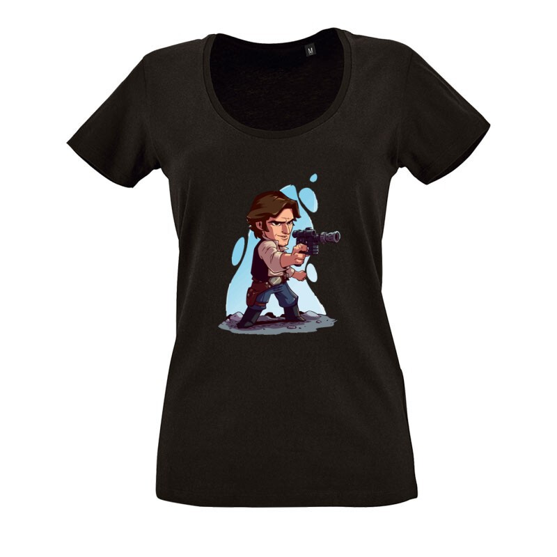 Han Solo O nyakú női póló