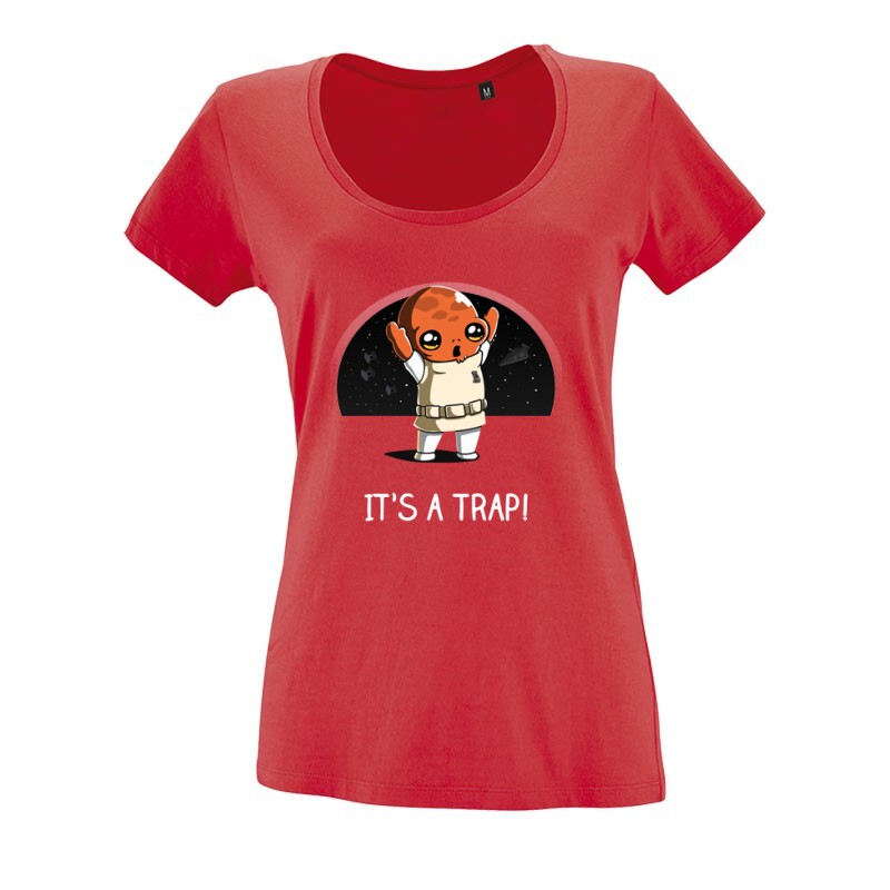 It's Trap O nyakú női póló