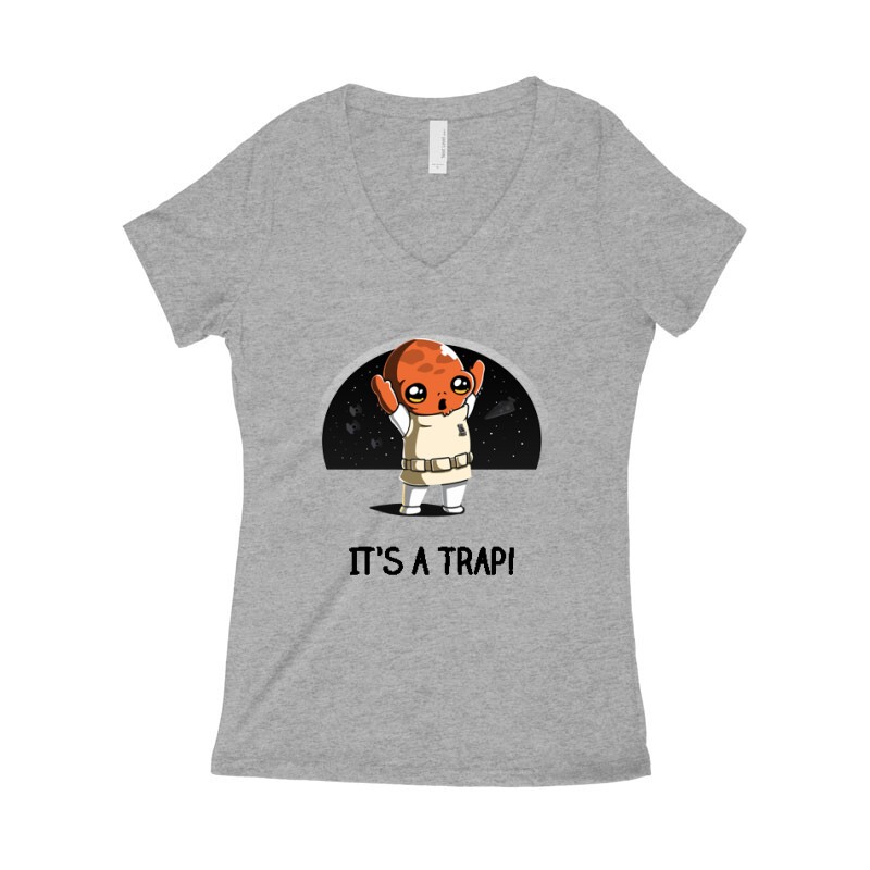 It's Trap Női póló V kivágott