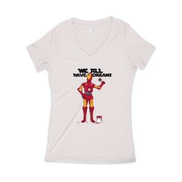 We all Have Dreams Női póló V kivágott