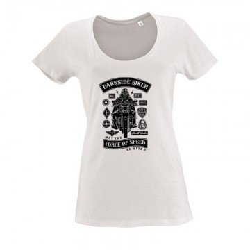 Darkside Biker O nyakú női póló