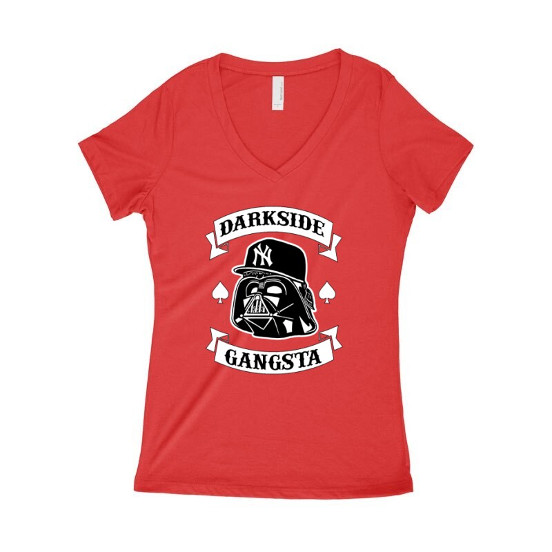 Darkside Gangsta Női póló V kivágott