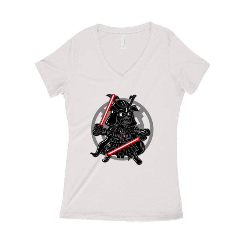 Darkside Samurai Női póló V kivágott