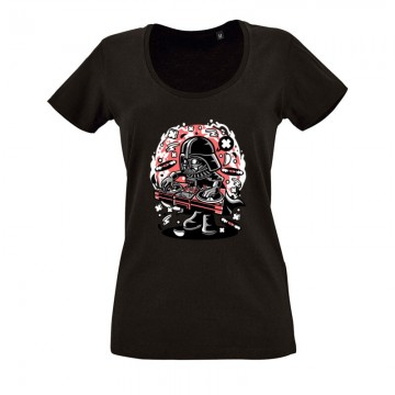 DJ Vader O nyakú női póló