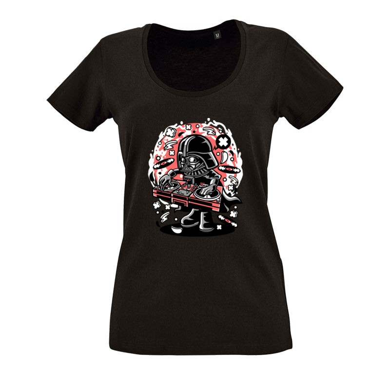 DJ Vader O nyakú női póló