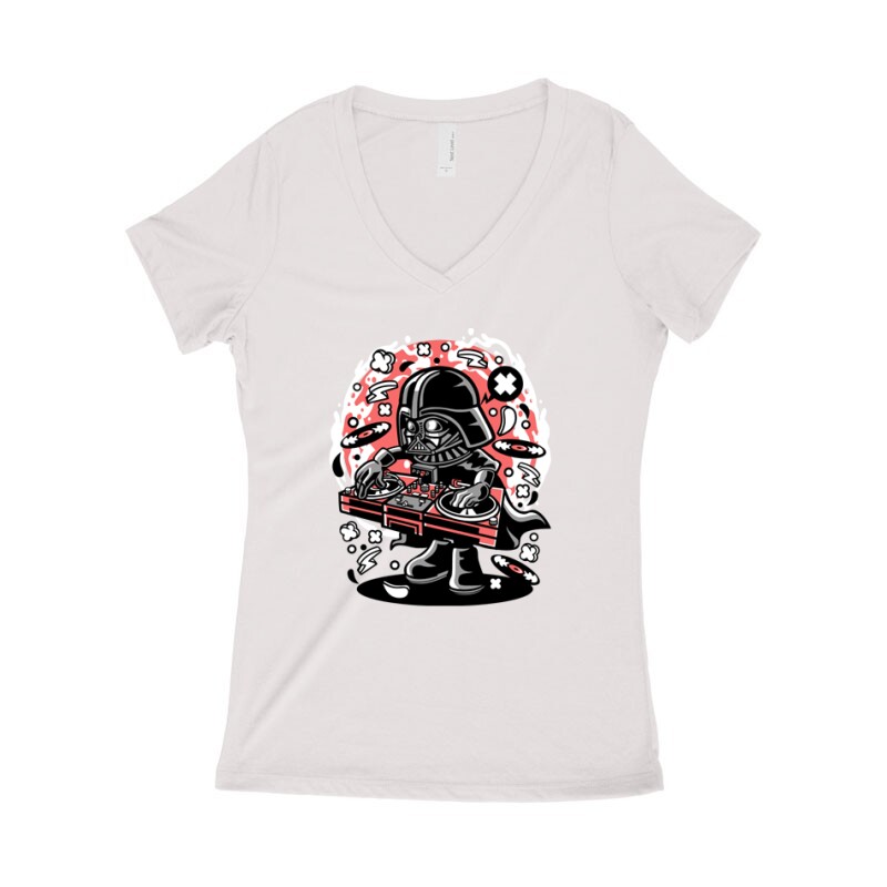 DJ Vader Női póló V kivágott