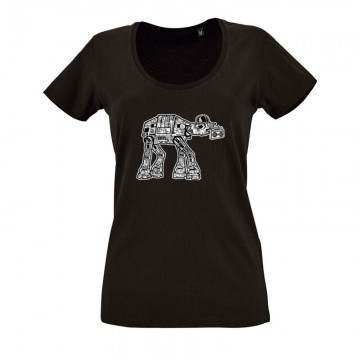 Street AT-AT O nyakú női póló