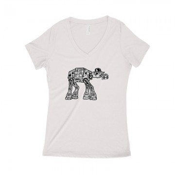 Street AT-AT Női póló V kivágott