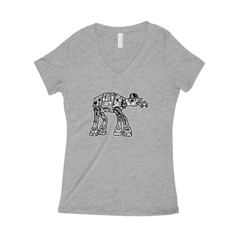 Street AT-AT Női póló V kivágott