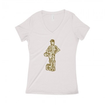 Street C3PO Női póló V kivágott