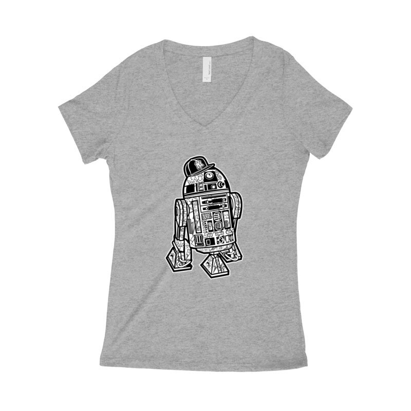 Street R2D2 Női póló V kivágott