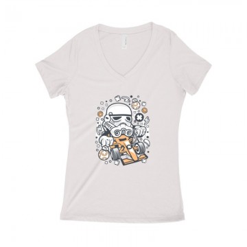 Trooper Formula racer Női póló V kivágott