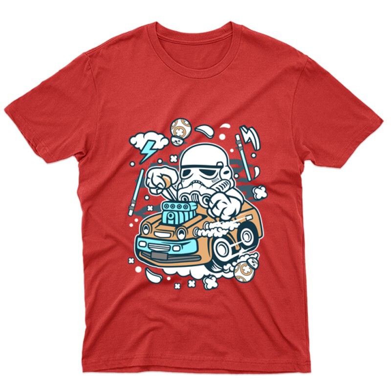 Trooper Hotrod Férfi póló