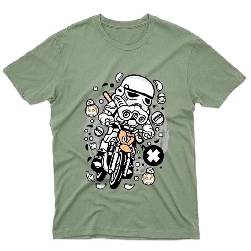 Trooper Motocross Férfi póló