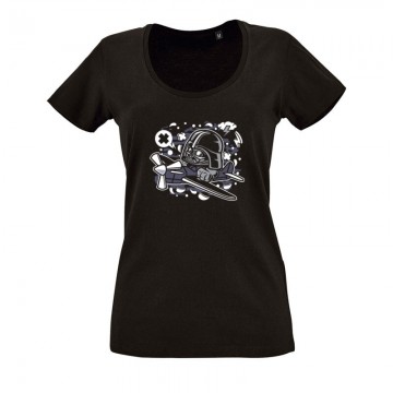 Vader Pilot O nyakú női póló