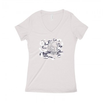 Vader Pilot Női póló V kivágott