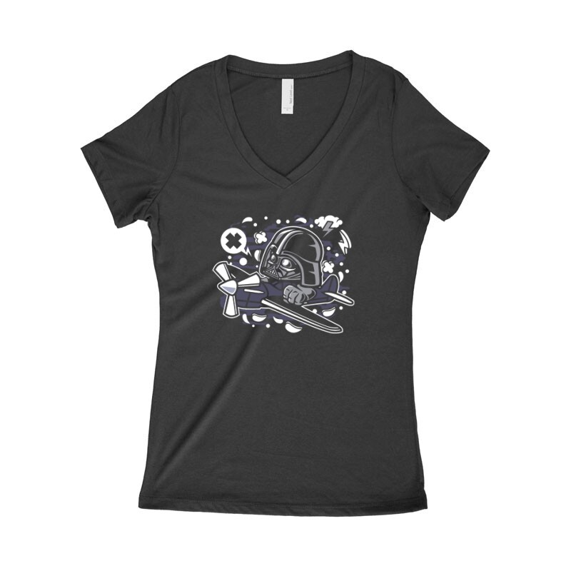 Vader Pilot Női póló V kivágott