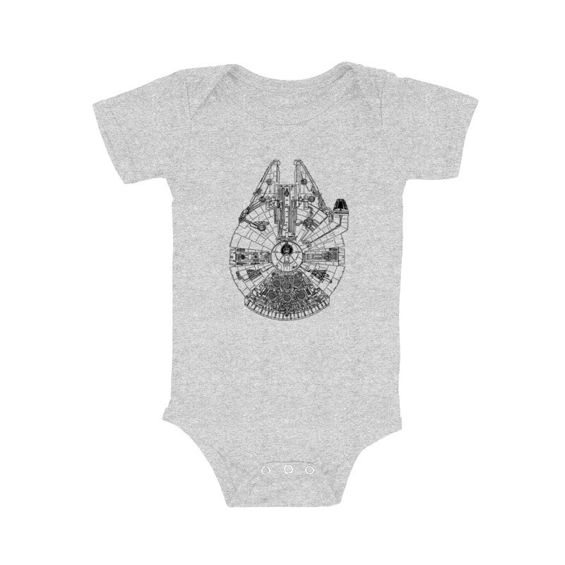Millennium Falcon Bébi body