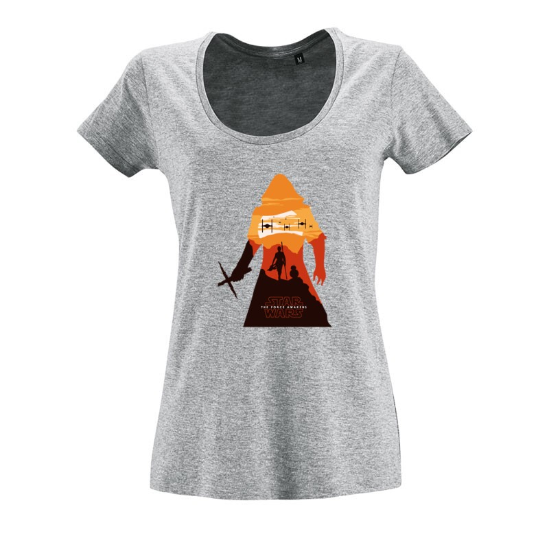 Kylo Ren O nyakú női póló