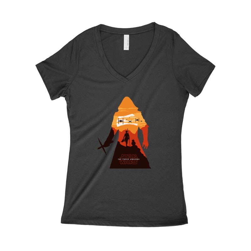 Kylo Ren Női póló V kivágott