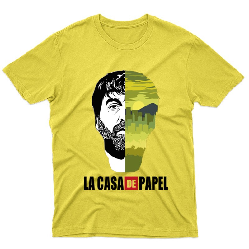 Bogota city & face Férfi póló