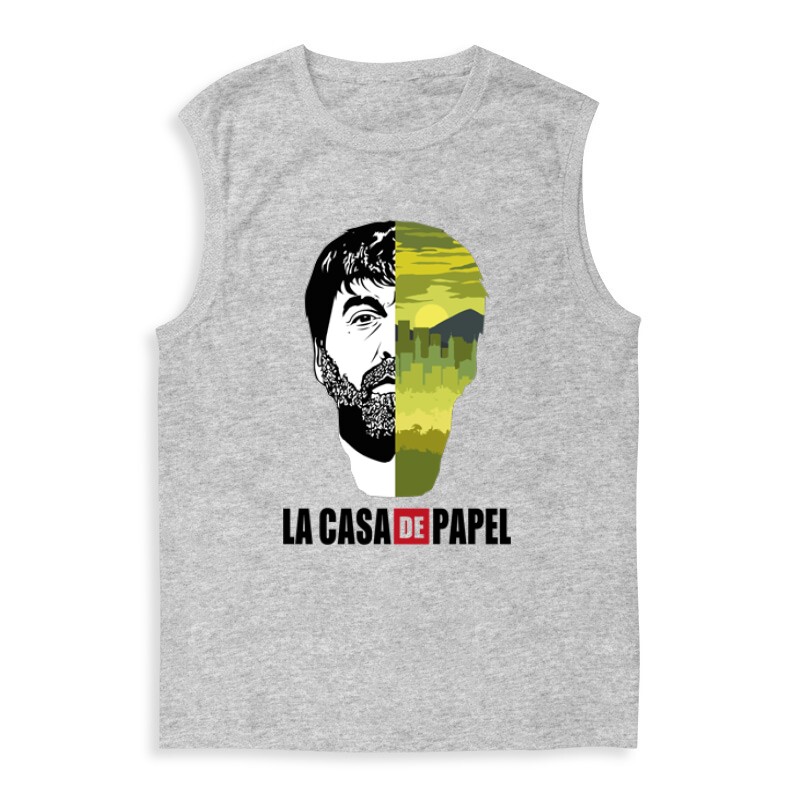 Bogota city & face Férfi Trikó