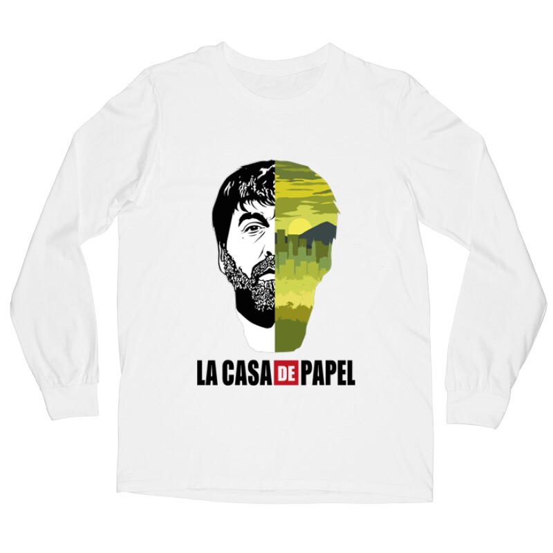 Bogota city & face Hosszú ujjú póló