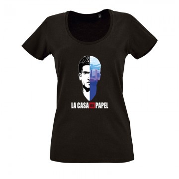 Denver City & Face O nyakú női póló