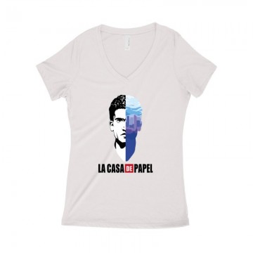 Denver City & Face Női póló V kivágott