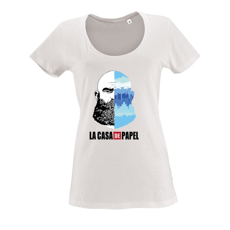 Helsinki City & Face O nyakú női póló