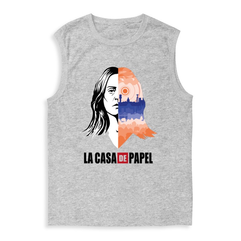 Lisszabon City & Face Férfi Trikó