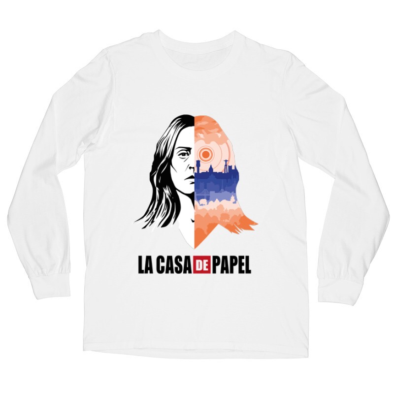 Lisszabon City & Face Hosszú ujjú póló