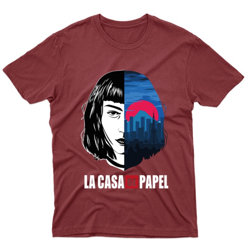 Tokyo City & Face Férfi póló