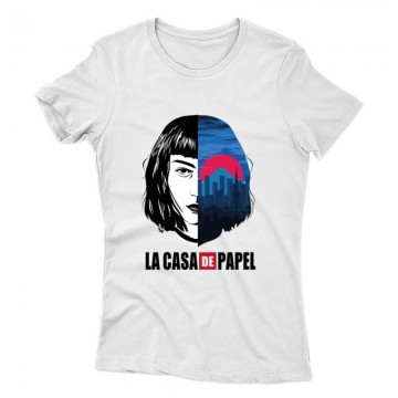 Tokyo City & Face Női póló