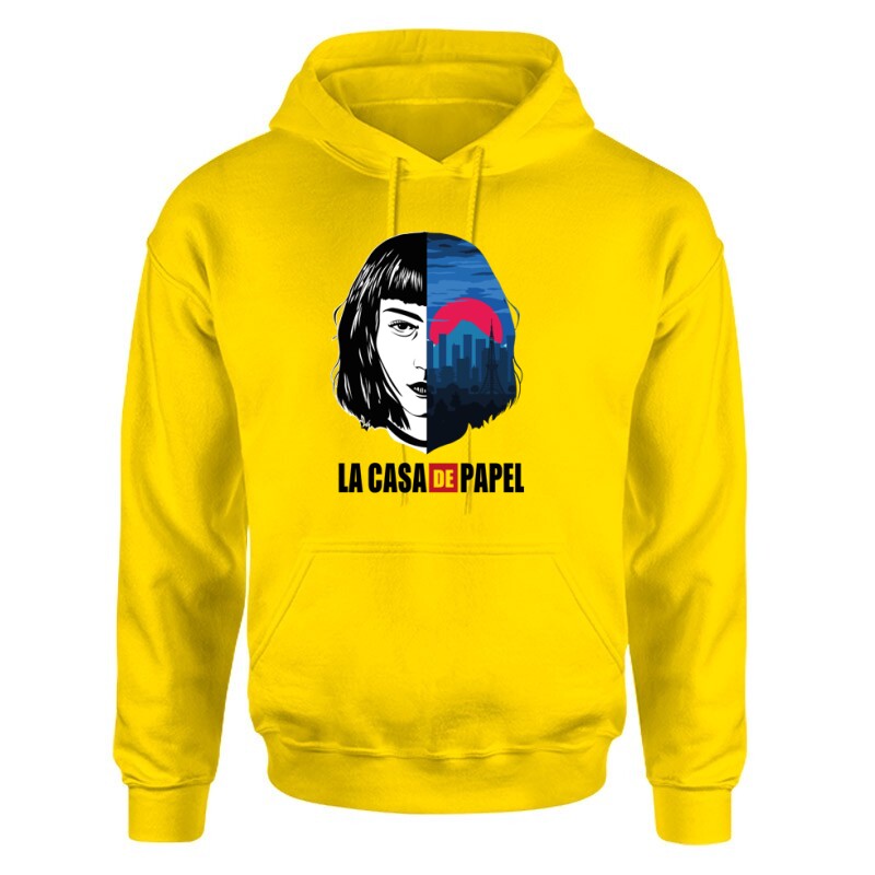 Tokyo City & Face Unisex pulóver