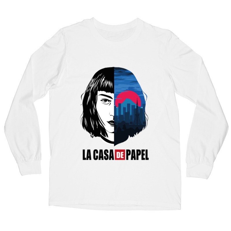 Tokyo City & Face Hosszú ujjú póló