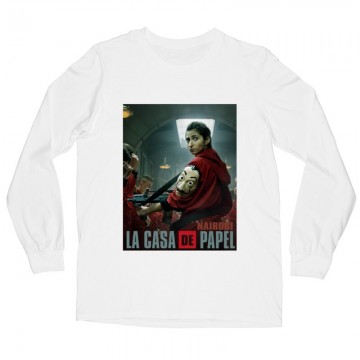 Nairobi with gun Hosszú ujjú póló