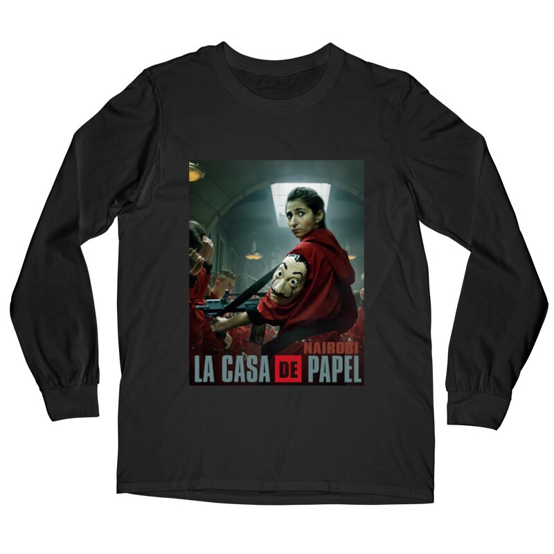 Nairobi with gun Hosszú ujjú póló