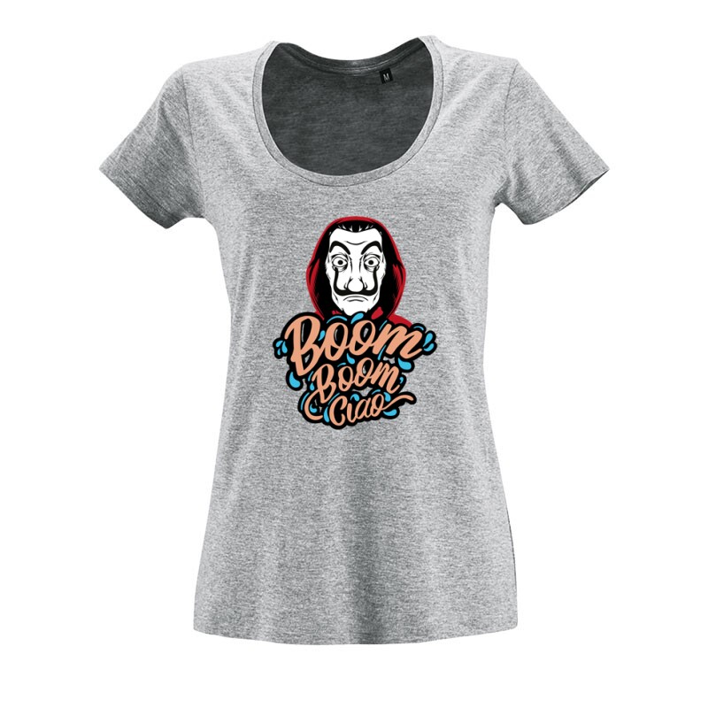Boom Boom Ciao O nyakú női póló