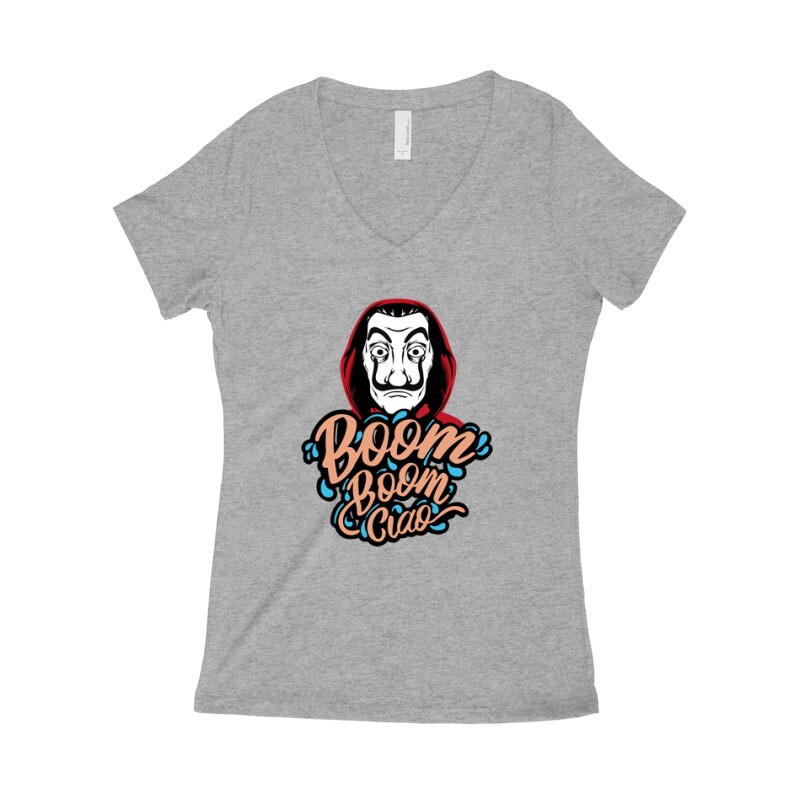 Boom Boom Ciao Női póló V kivágott
